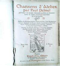 Charger l'image dans la galerie, Chansons d'atelier, Paul Delmet