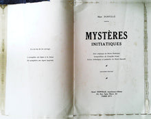 Charger l'image dans la galerie, Mystères initiatiques, Henri Durville, deuxième édition