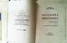 Charger l'image dans la galerie, Messages personnels, Bergeret, Herman Grégoire, Bordeaux, édition Bière 1945