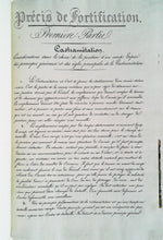 Charger l'image dans la galerie, Précis de fortification, Ecole de Saint-Cyr, vers 1823-1827