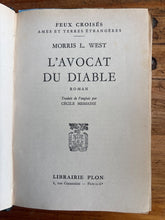 Charger l'image dans la galerie, L'Avocat du Diable, Morris L. West, Librairie Plon