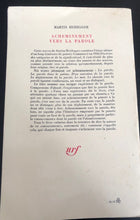 Charger l'image dans la galerie, Acheminement vers la parole, Martin Heidegger, 1976