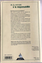 Charger l'image dans la galerie, De la mémoire à la responsabilité, Michaël de Saint-Cheron, dialogues avec Geneviève Degaulle-Anthonoz, Edgar Morin, Emmanuel Lévinas