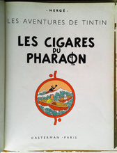 Charger l&#39;image dans la galerie, Tintin &quot;Les cigares du pharaon&quot;, Hergé, 1955, dos jaune, 4B14
