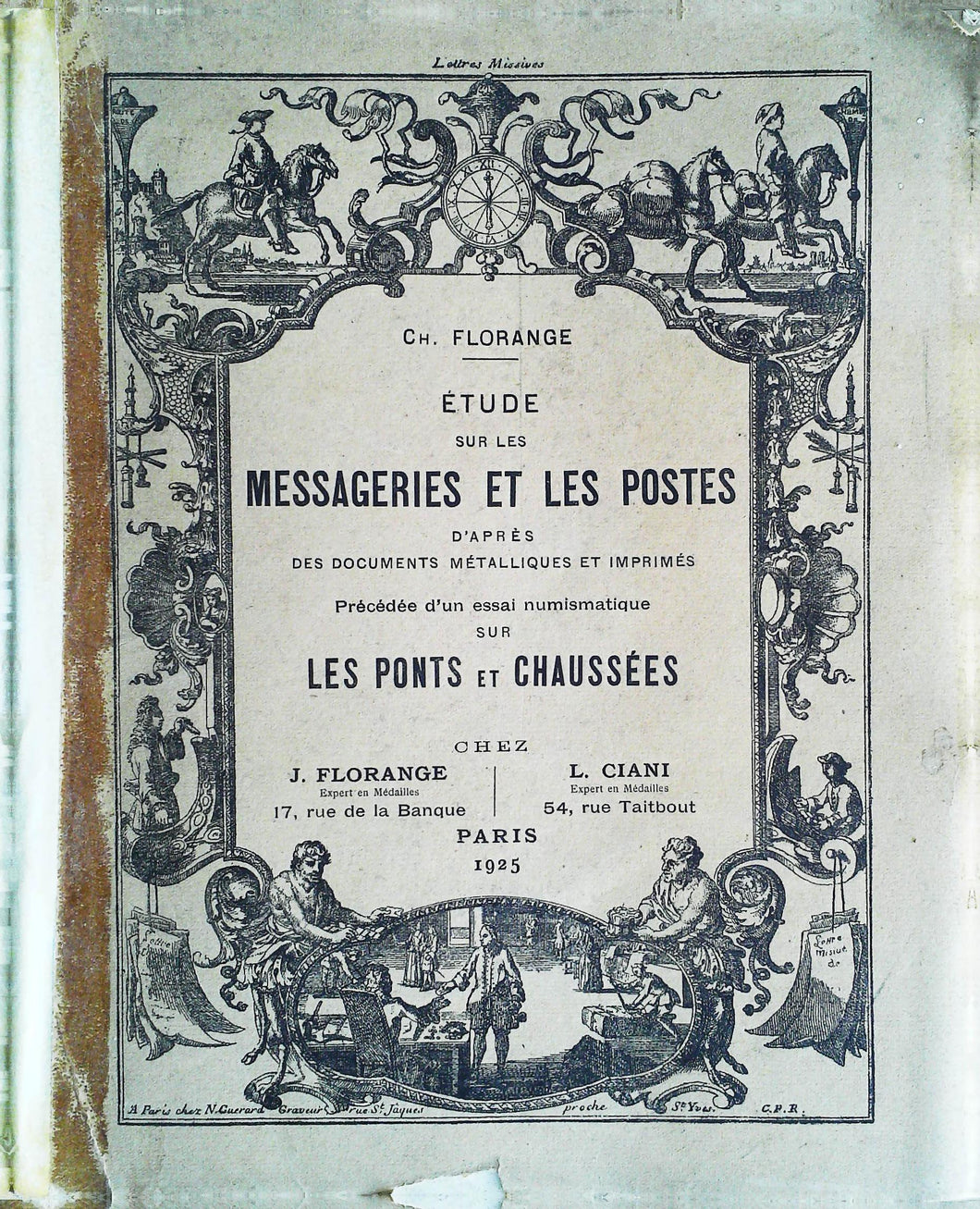 Etude sur les messageries et les postes, Ch. Florange, 1925