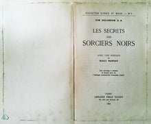 Charger l&#39;image dans la galerie, Les secrets des sorciers noirs, Dim Delobsom, 1934
