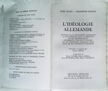 Charger l&#39;image dans la galerie, L&#39;idéologie allemande, Karl Marx, Friedrich Engels, 1968, Editions sociales
