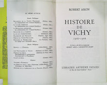 Charger l&#39;image dans la galerie, Histoire de vichy, 1940-1944, Robert Aron, 1960
