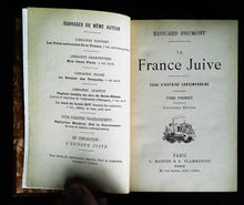 Charger l&#39;image dans la galerie, La France juive, Edouard Drumont, 1886, 3 ème édition, 2 tomes
