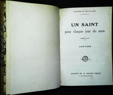 Charger l&#39;image dans la galerie, Un saint pour chaque jour du mois, 2 mois par volume, Maison de la bonne presse, 1933
