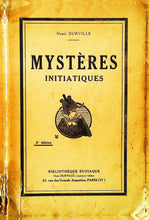 Charger l&#39;image dans la galerie, Mystères initiatiques, Henri Durville, deuxième édition
