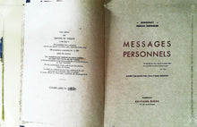 Charger l&#39;image dans la galerie, Messages personnels, Bergeret, Herman Grégoire, Bordeaux, édition Bière 1945
