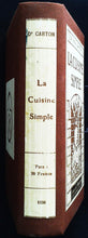 Charger l&#39;image dans la galerie, La cuisine simple par le Docteur Paul Carton, 1936.
