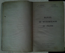 Charger l&#39;image dans la galerie, Manuel de météorologie du pilot, 1936, G.Dedebant &amp; A.Viaut
