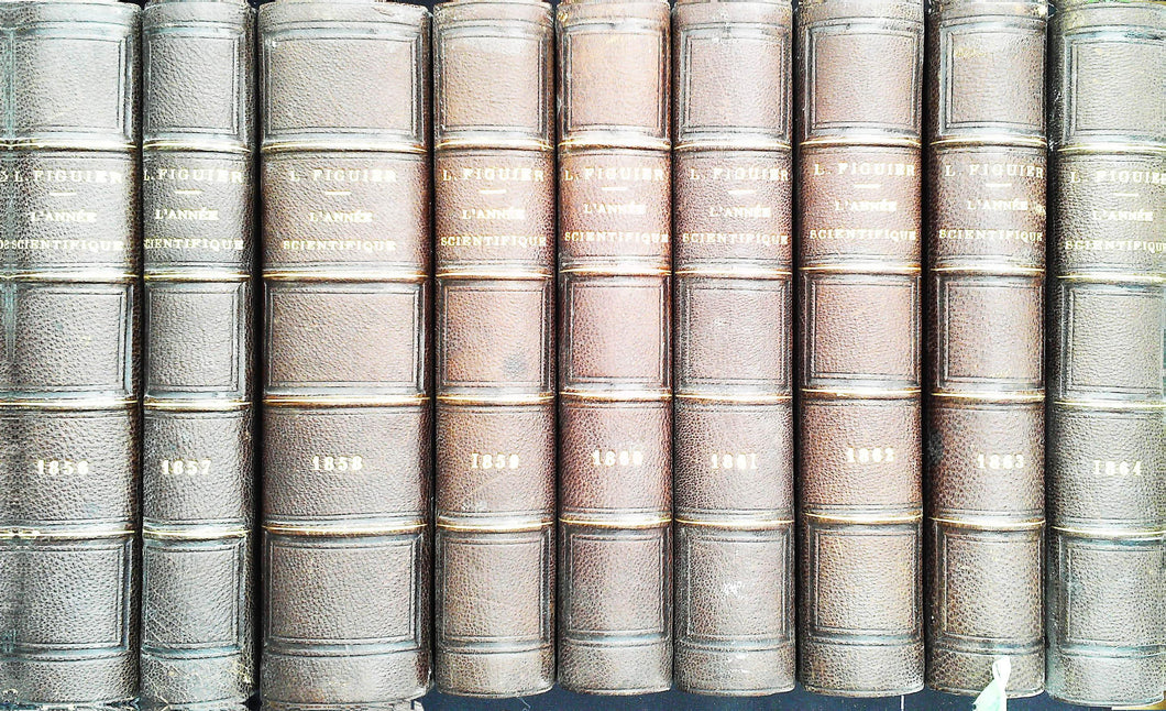 Année scientifique 1856 à 1879 , Louis Figuier, en 23 volumes