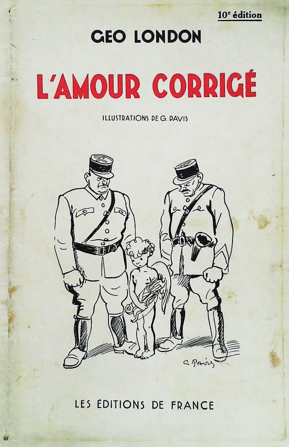 L'amour corrigé, Geo London, 1937