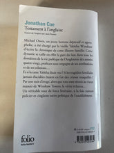 Charger l'image dans la galerie, Testament à l'anglaise, Jonathan Coe, Folio
