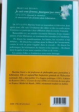 Charger l&#39;image dans la galerie, Je suis une femme, pourquoi pas vous? Martine Storti
