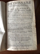 Charger l&#39;image dans la galerie, Dictionnaire géographique portatif 1759
