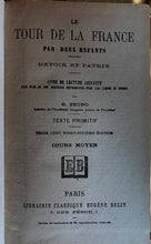 Charger l&#39;image dans la galerie, Le tour de la France par deux enfants (ÉDITION SCOLAIRE DE 1957) Auteurs :G. Bruno Editeur :Belin
