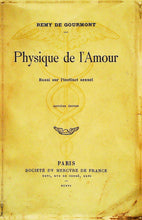 Charger l&#39;image dans la galerie, Physique de l&#39;amour, essai sur l&#39;instinct sexuel, Rémy de Gourmont, 1906
