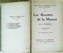 Charger l&#39;image dans la galerie, Les recettes de la maison, A. Chaplet, 1920
