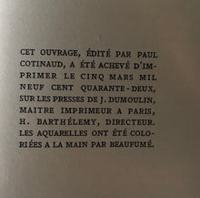 Charger l&#39;image dans la galerie, Tartarin de Tarascon, Alphonse Daudet, 1942, aquarelles de Beaufumé, très beau!
