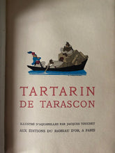 Charger l&#39;image dans la galerie, Tartarin de Tarascon, Alphonse Daudet, 1942, aquarelles de Beaufumé, très beau!
